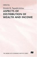 Aspects of distribution of wealth and income /