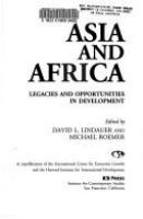 Asia and Africa : legacies and opportunities in development /