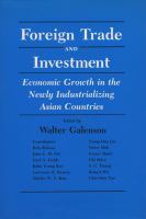 Foreign trade and investment : economic development in the newly industrializing Asian countries /