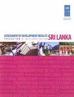 Assessment of development results : evaluation of UNDP contribution.