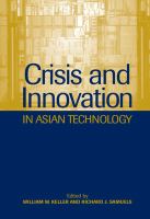 Crisis and innovation in Asian technology /