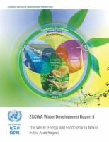 The water, energy and food security nexus in the Arab region /