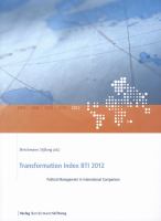 Transformation index BTI 2012 : political management in international comparison /