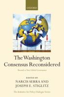The Washington Consensus reconsidered : towards a new global governance /