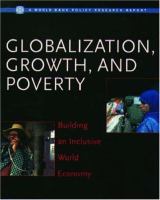 Globalization, growth, and poverty : building an inclusive world economy.