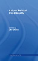 Aid and political conditionality /