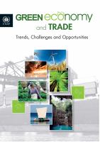 Green economy and trade : trends, challenges and opportunities.