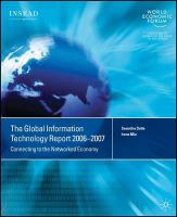 The global information technology report, 2006-2007 : connecting to the networked economy /