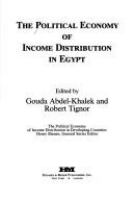 The Political economy of income distribution in Egypt /