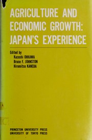 Agriculture and economic growth: Japan's experience. /