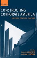 Constructing corporate America : history, politics, culture /