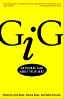 Gig : Americans talk about their jobs /