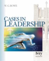 Cases in leadership /