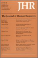 The Journal of human resources.
