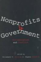 Nonprofits and government : collaboration and conflict /