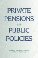 Private pensions and public policies /
