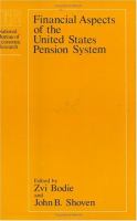Financial aspects of the United States pension system /
