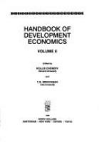Handbook of development economics /