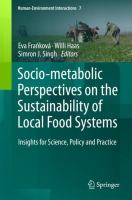 Socio-metabolic perspectives on the sustainability of local food systems : insights for science, policy and practice /
