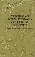 Creating an internationally competitive economy /