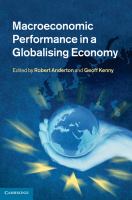 Macroeconomic performance in a globalising economy /