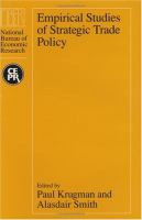 Empirical studies of strategic trade policy /