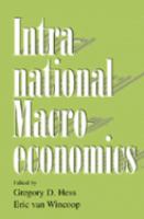 Intranational macroeconomics /
