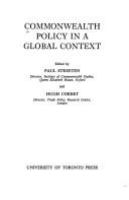 Commonwealth policy in a global context /