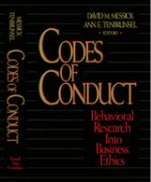 Codes of conduct : behavioral research into business ethics /