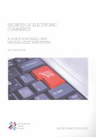 Secrets of electronic commerce : a guide for small and medium-sized exporters.