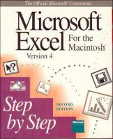 Microsoft Excel for the Macintosh, version 4 : step by step /