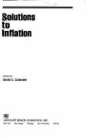 Solutions to inflation /