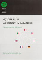 G7 current account imbalances : sustainability and adjustment /