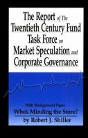 The report of the Twentieth Century Fund Task Force on Market Speculation and Corporate Governance.