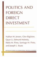 Politics and foreign direct investment /