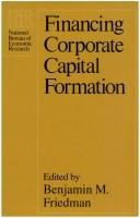 The Changing roles of debt and equity in financing U.S. capital formation /