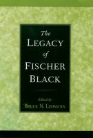 The legacy of Fischer Black /