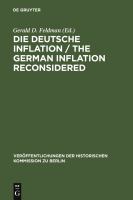 The German inflation reconsidered : a preliminary balance /