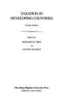 Taxation in developing countries /