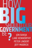 How big should our government be? /