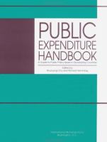 Public expenditure handbook : a guide to public expenditure policy issues in developing countries /