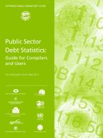 Public sector debt statistics : guide for compilers and users.