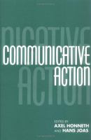 Communicative action : essays on Jürgen Habermas's The theory of communicative action /