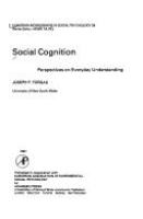 Social cognition : perspectives on everyday understanding /