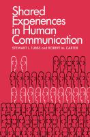 Shared experiences in human communication /