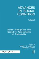 Social intelligence and cognitive assessments of personality /