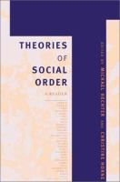 Theories of social order : a reader /