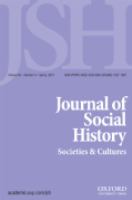 Journal of social history.