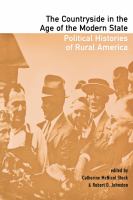 The countryside in the age of the modern state : political histories of rural America /