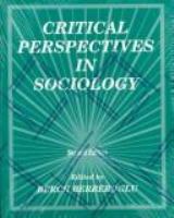 Critical perspectives in sociology : a reader /